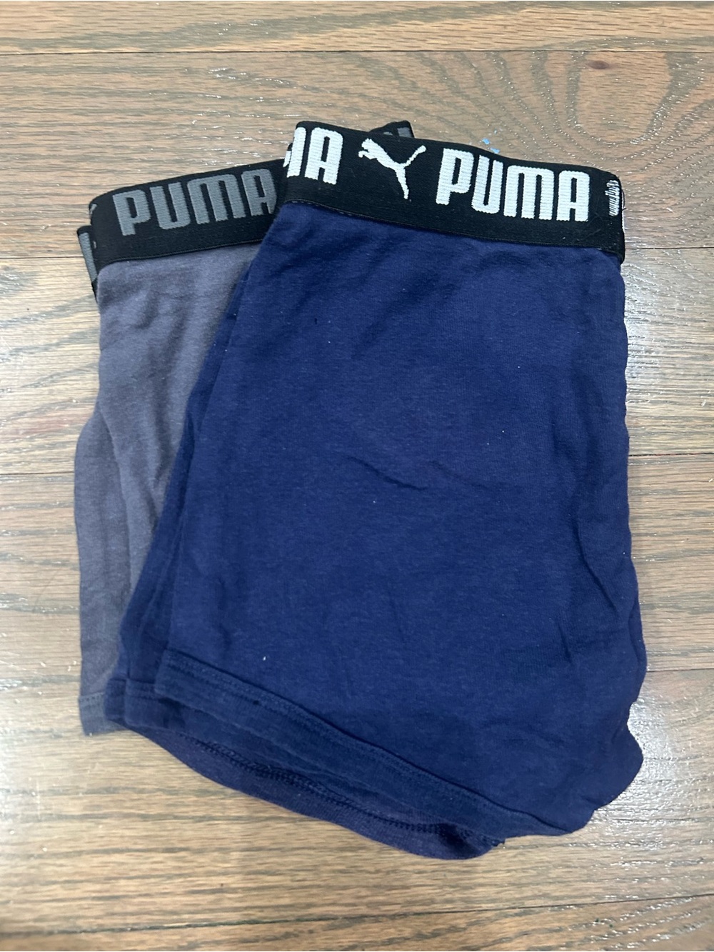 Boys Puma Boxer Briefs 2 Pack Size M 8–10 Like New